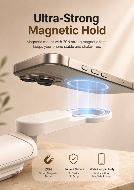 Telesin Magnetic Tripod Stick