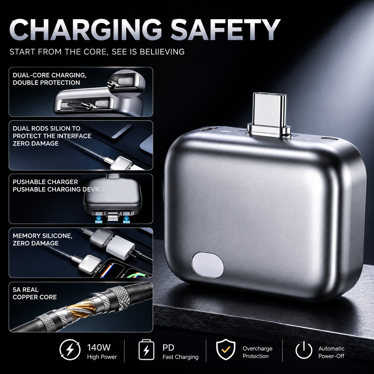 140W Smart Safety Charger
