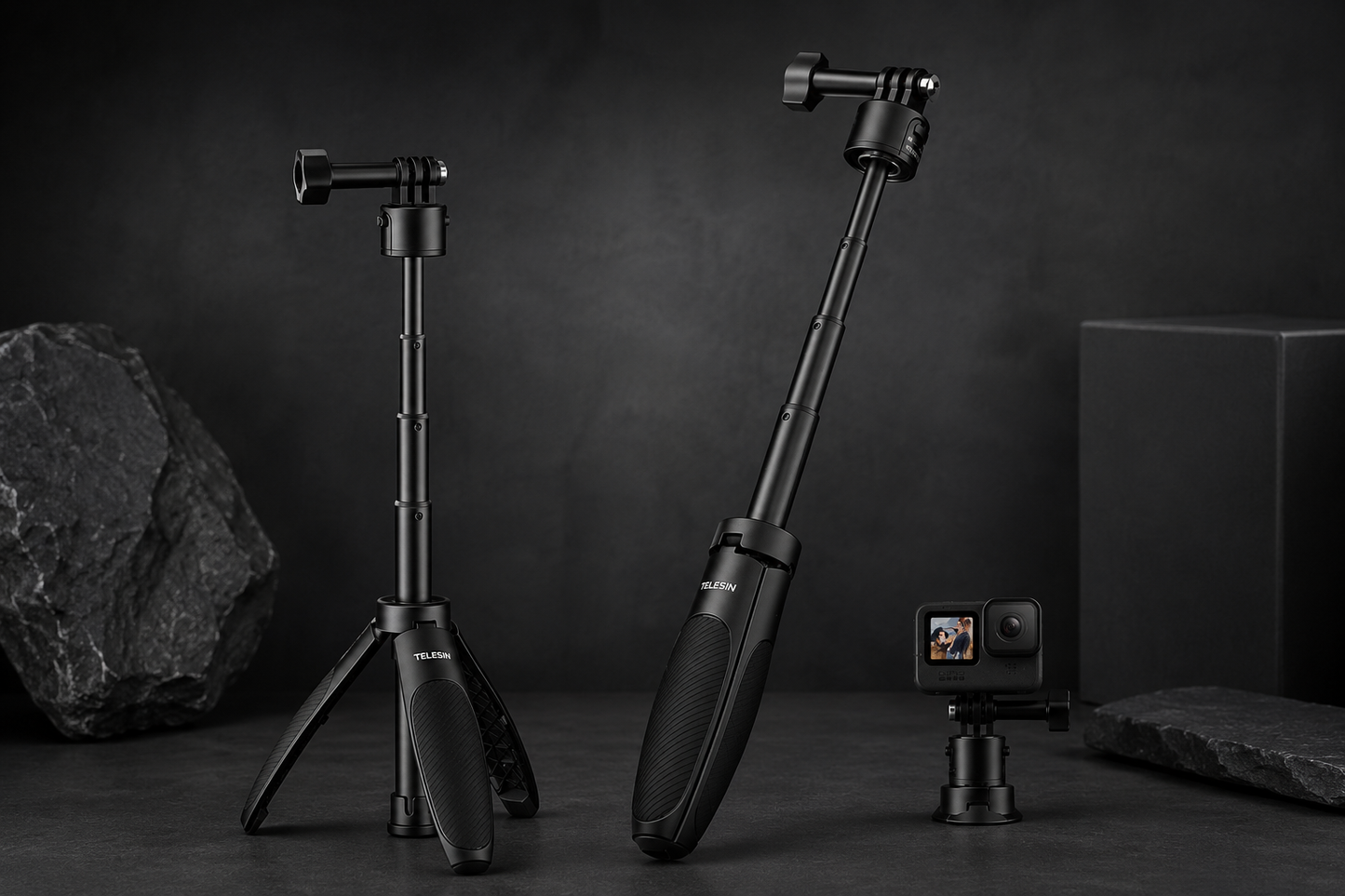 Telesin Mini Tripod Stick (GoPro / DJI Osmo Action / Insta360)