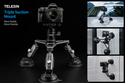 Telesin Suction Cup Mount