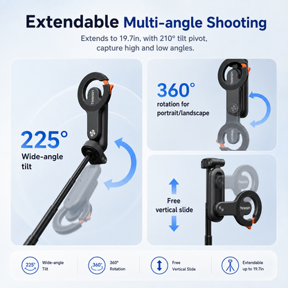 Telesin 4-in-1 Selfie Stick