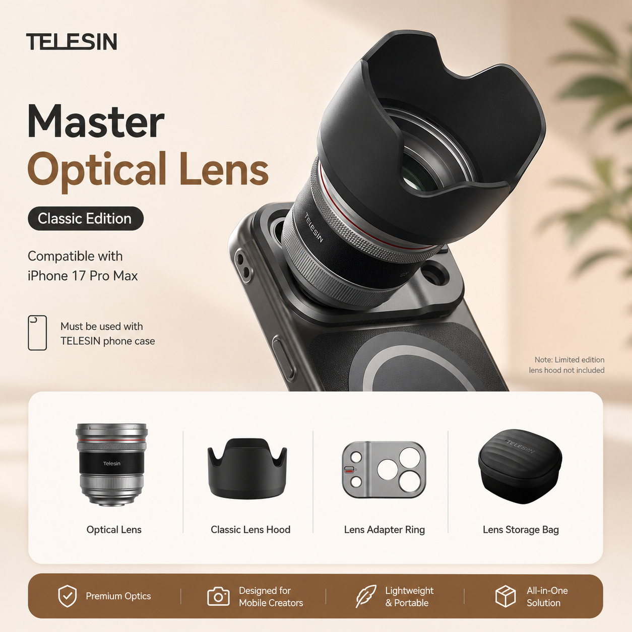 Telesin Portrait Lens Kit