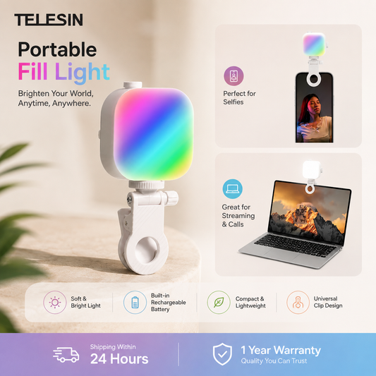 Telesin Magnetic Selfie Light