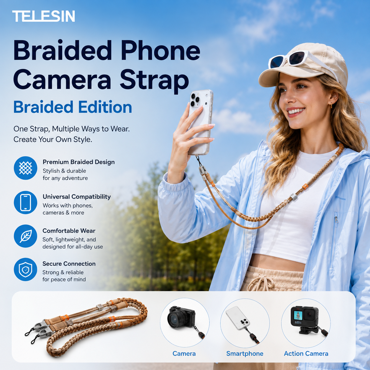 Telesin Quick Release Strap