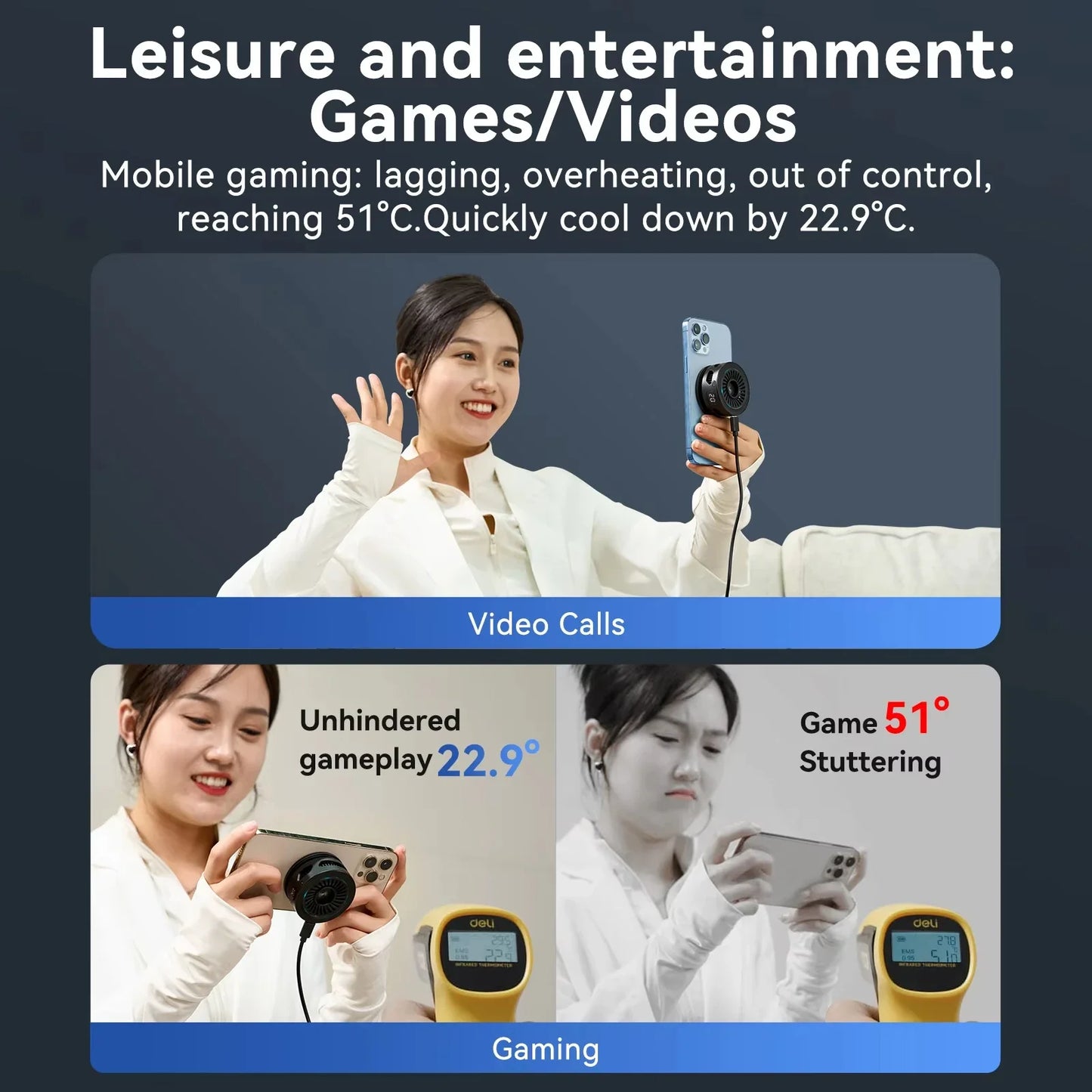 Telesin Magnetic Cooling Charger