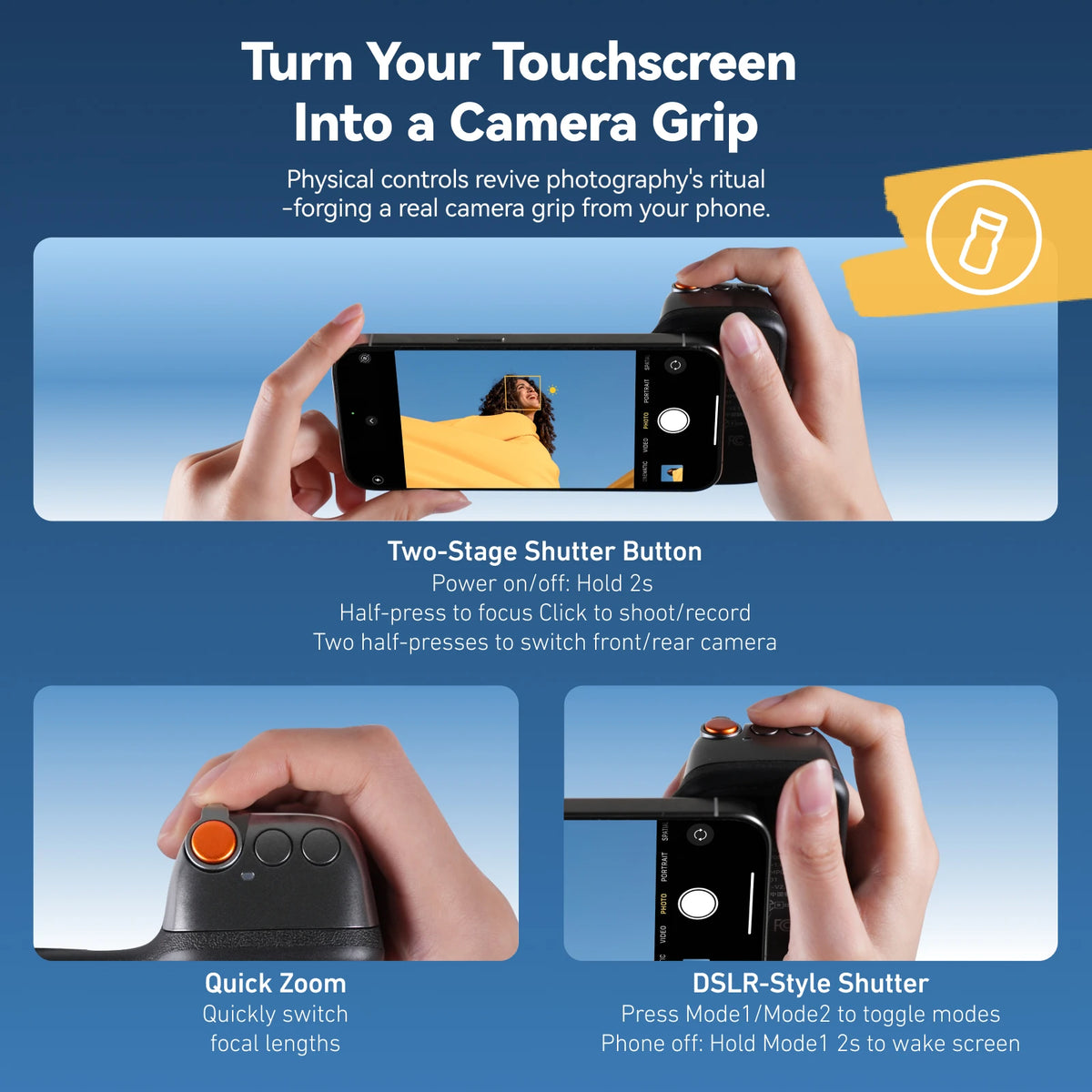 Telesin Fun Shot Grip
