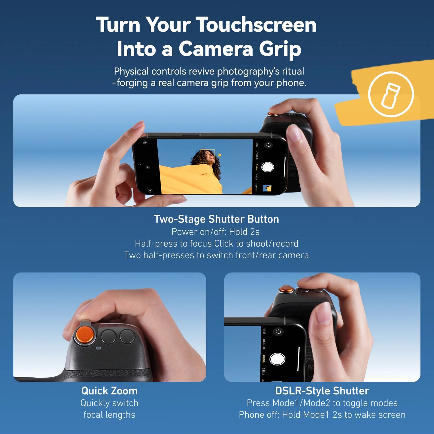 Telesin Fun Shot Grip