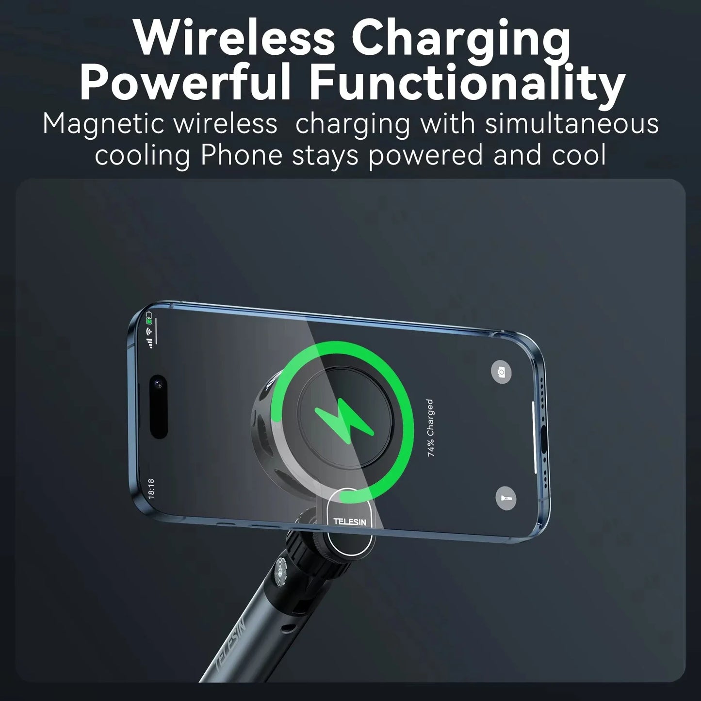 Telesin Magnetic Cooling Charger