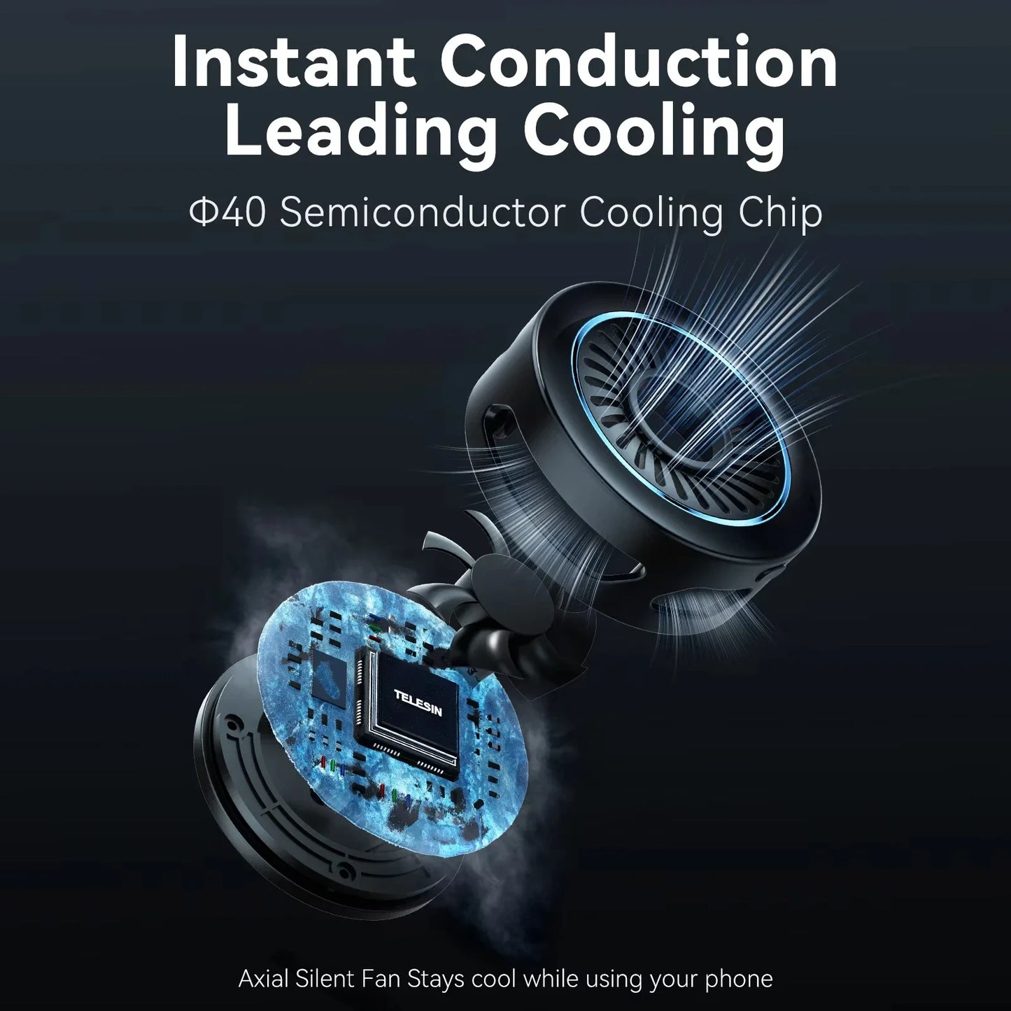 Telesin Magnetic Cooling Charger