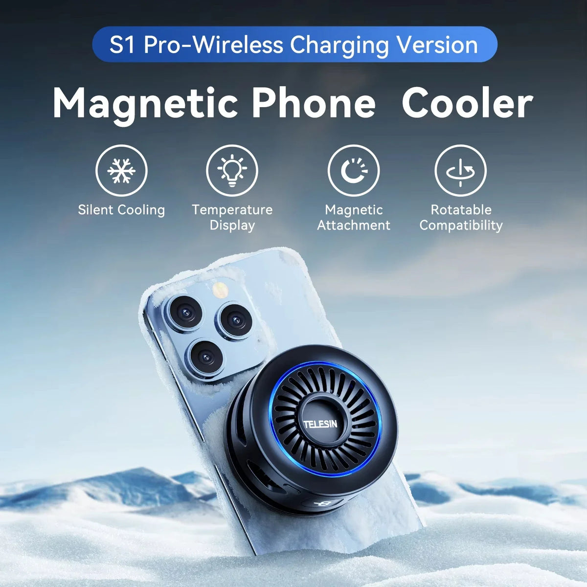 Telesin Magnetic Cooling Charger