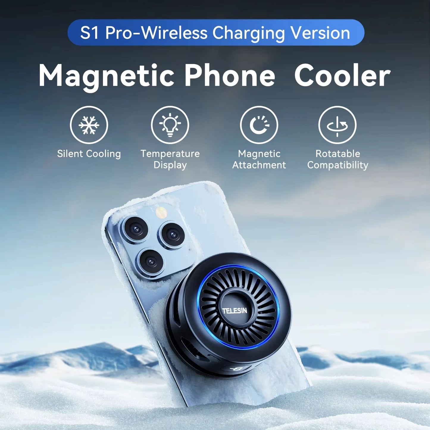 Telesin Magnetic Cooling Charger