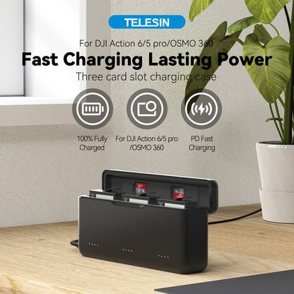 Telesin Action Camera Charger