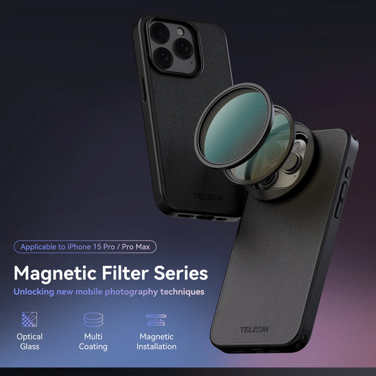 Telesin VND CPL Filter for iPhone 15 Pro/Pro Max